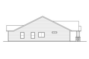 Exterior - Other Elevation for Ranch House Plan #124-1298 - 6 bed, 4 bath