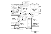 European Style House Plan - 4 Beds 3.5 Baths 3027 Sq/Ft Plan #927-107 