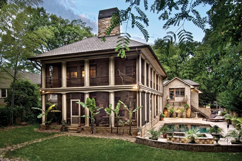 Dream House Plan - Exterior - Rear Elevation 1 for Mediterranean House Plan #930-70 - 3 bed, 2.5 bath