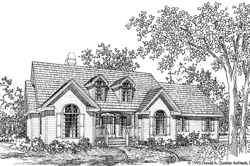 Dream House Plan - Country Exterior - Front Elevation Plan #929-377
