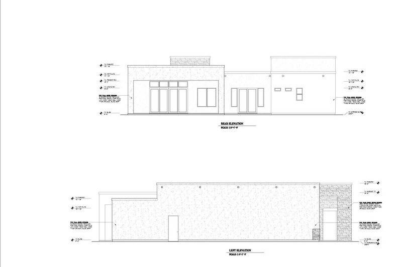 House Design - Exterior - Other Elevation 1 for Contemporary House Plan #53-743 - 3 bed, 3.5 bath
