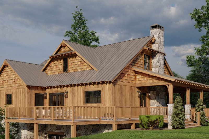 Home Plan - Exterior - Other Elevation for Craftsman House Plan #17-3427 - 2 bed, 2.5 bath