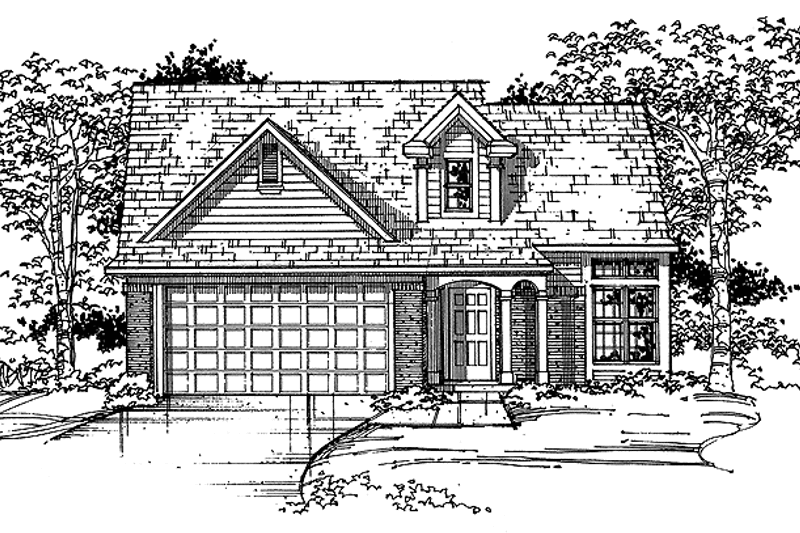 Dream House Plan - Exterior - Front Elevation 3 for Bungalow House Plan #320-923 - 4 bed, 2.5 bath