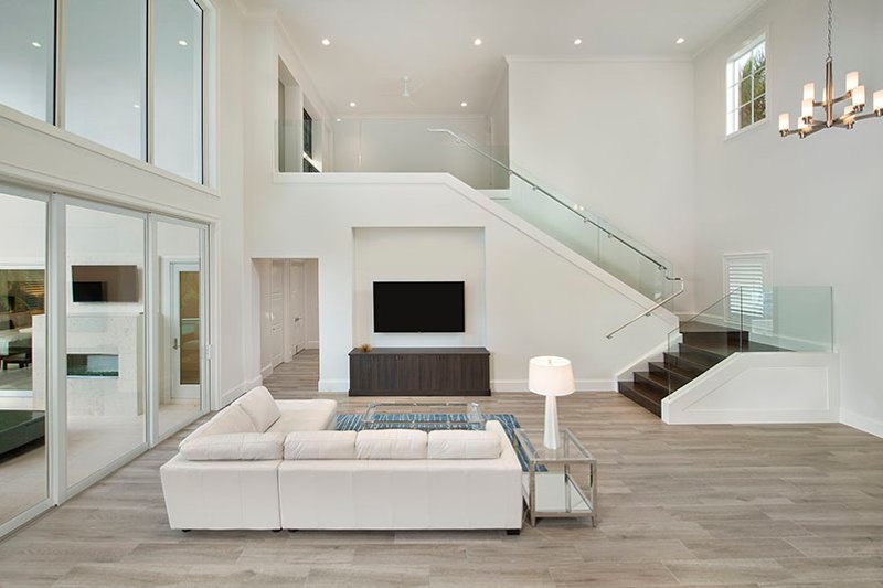 Home Plan - Interior - Family Room for Mediterranean House Plan #1017-159 - 4 bed, 4.5 bath