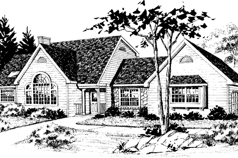 Home Plan - Traditional Exterior - Front Elevation Plan #314-249