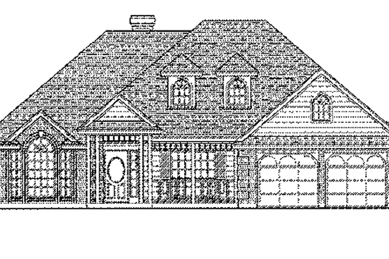 House Blueprint - Country Exterior - Front Elevation Plan #40-479
