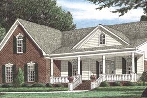 Traditional Exterior - Front Elevation Plan #34-142