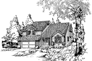 House Plan Design - Contemporary Exterior - Front Elevation Plan #300-137