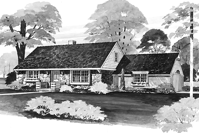 House Design - Colonial Exterior - Front Elevation Plan #72-826