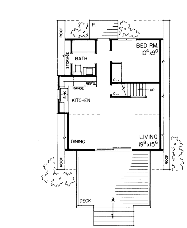 House Blueprint - Floor Plan - Main Floor Plan #72-544