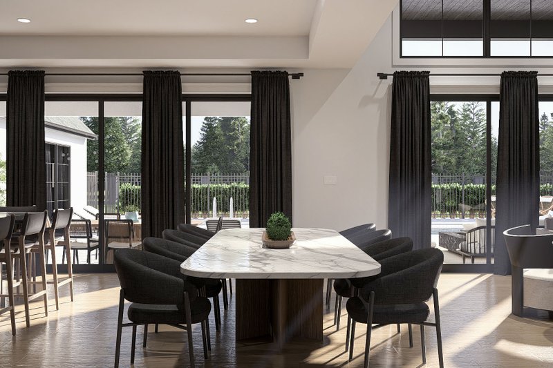 Dream House Plan - Interior - Dining Room 1 for Cottage House Plan #455-714 - 5 bed, 5 bath