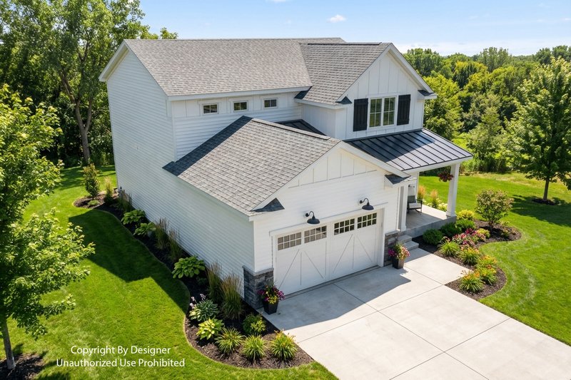 Home Plan - Exterior - Front Elevation 3 for Farmhouse House Plan #51-1524 - 3 bed, 2.5 bath