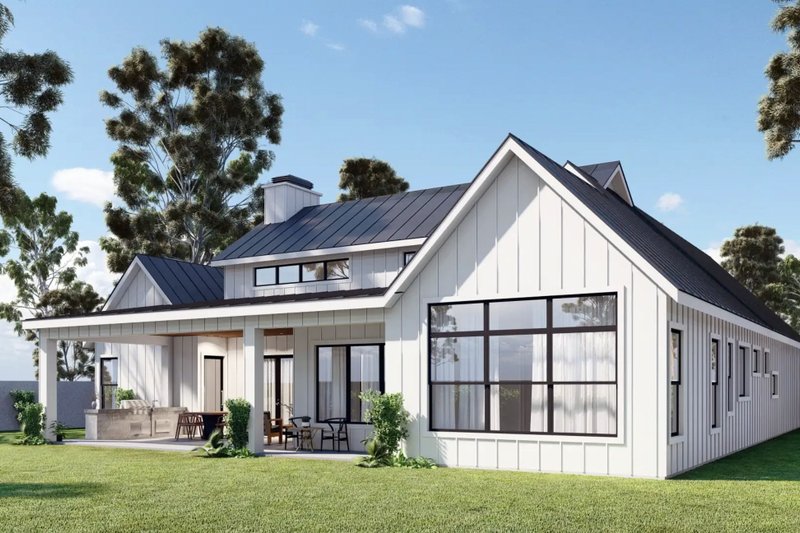 Home Plan - Exterior - Rear Elevation for Contemporary House Plan #1110-29 - 3 bed, 2.5 bath