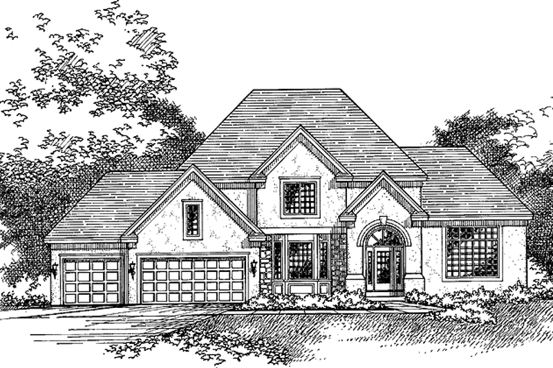 Dream House Plan - Traditional Exterior - Front Elevation Plan #51-836