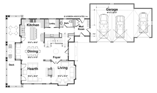 Victorian Floor Plan - Main Floor Plan #928-53