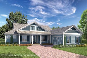 Country Exterior - Front Elevation Plan #930-467