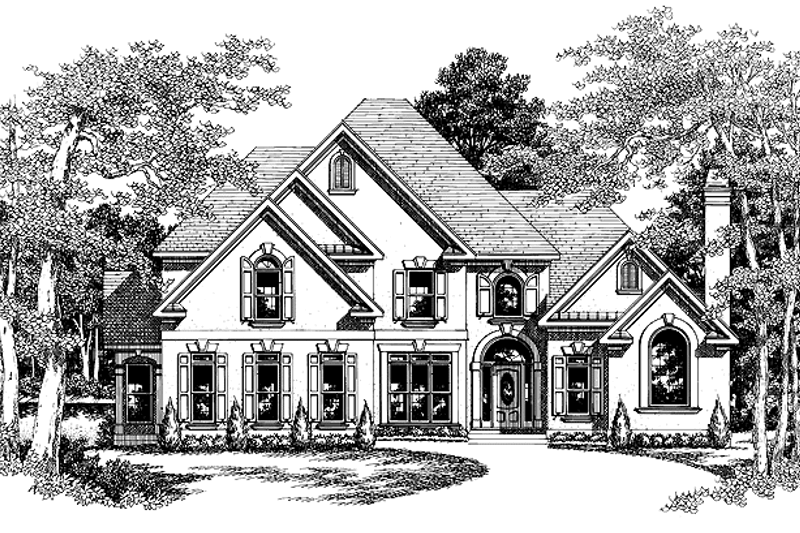 Home Plan - Mediterranean Exterior - Front Elevation Plan #927-238