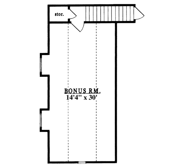 House Plan Design - Country Floor Plan - Upper Floor Plan #42-619