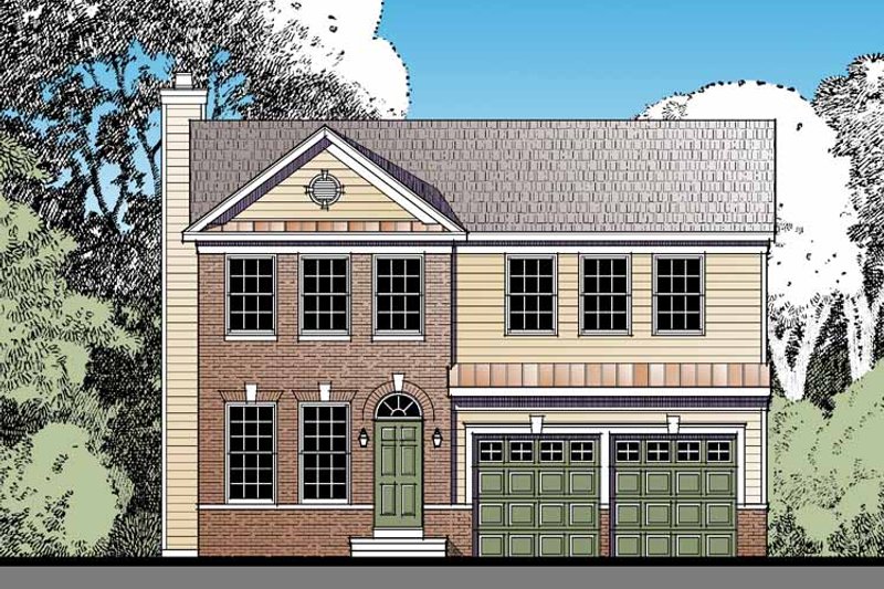 Home Plan - Traditional Exterior - Front Elevation Plan #1029-63
