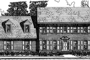 Colonial Style House Plan - 4 Beds 2.5 Baths 2395 Sq/Ft Plan #30-275 