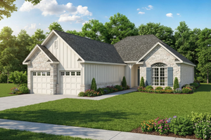 Exterior - Front Elevation 3 for Traditional House Plan #17-188 - 2 bed, 2 bath