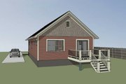 Cottage Style House Plan - 2 Beds 1 Baths 912 Sq/Ft Plan #79-108 