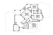 European Style House Plan - 4 Beds 4 Baths 5126 Sq/Ft Plan #411-273 