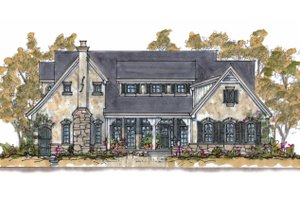 Traditional Exterior - Front Elevation Plan #20-1555