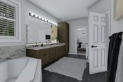 Mediterranean Style House Plan - 5 Beds 3.5 Baths 3859 Sq/Ft Plan #1060-29 