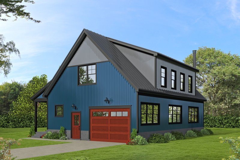 House Plan Design - Exterior - Other Elevation 1 for Traditional House Plan #932-506 - 1 bed, 2 bath