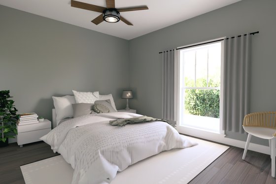 Interior - Bedroom for Barndominium House Plan #44-294 - 4 bed, 3 bath