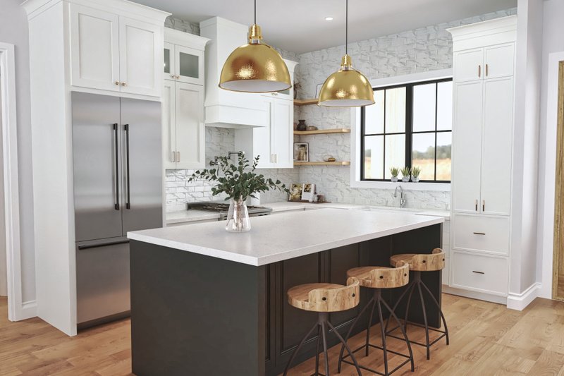 House Plan Design - Interior - Kitchen for Farmhouse House Plan #119-456 - 3 bed, 2.5 bath