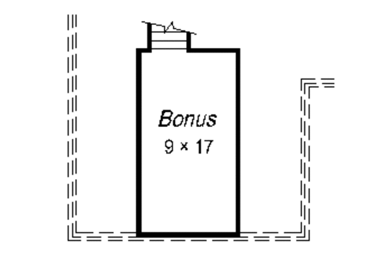 Floor Plan - Other Floor for European House Plan #329-220 - 3 bed, 2 bath