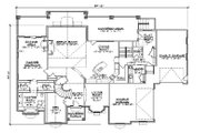 European Style House Plan - 6 Beds 5 Baths 5078 Sq/Ft Plan #5-445 