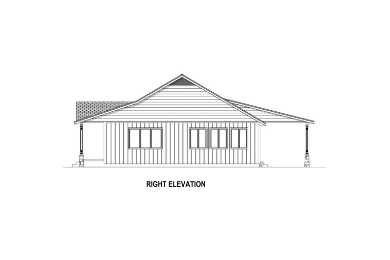 Dream House Plan - Exterior - Other Elevation 1 for Barndominium House Plan #1084-6 - 3 bed, 2.5 bath
