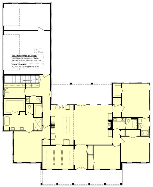 Farmhouse Floor Plan - Other Floor Plan #430-276
