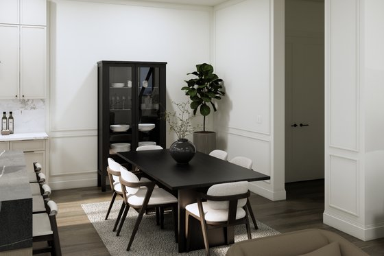 Interior - Dining Room for Farmhouse House Plan #1114-110 - 4 bed, 2.5 bath