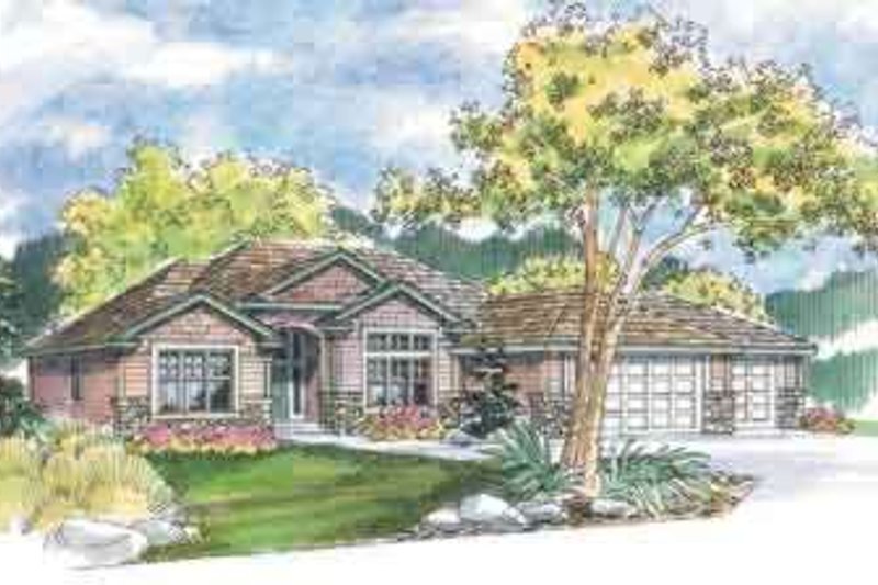 Dream House Plan - Traditional Exterior - Front Elevation Plan #124-467