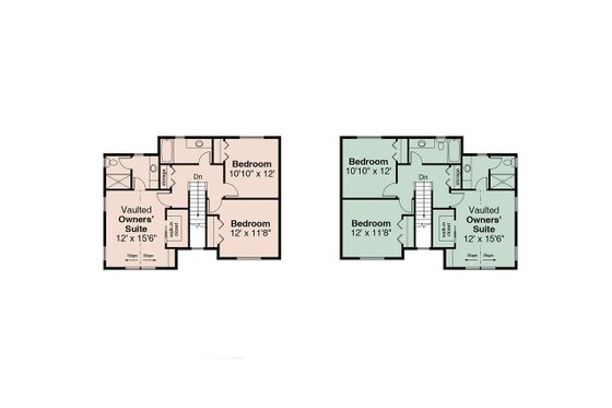 Floor Plan - Upper Floor for Craftsman House Plan #124-1268 - 6 bed, 4.5 bath