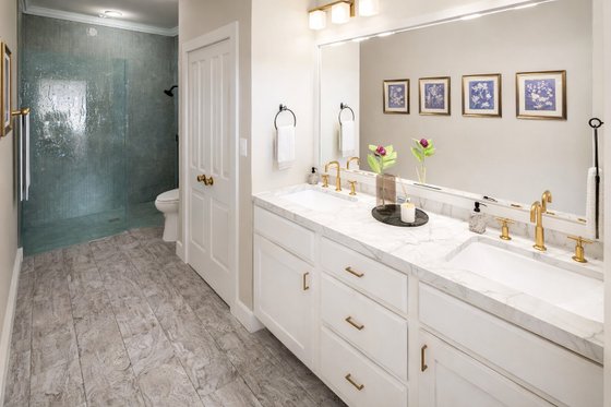 Interior - Master Bathroom for Farmhouse House Plan #44-310 - 3 bed, 2 bath