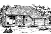 Traditional Style House Plan - 3 Beds 3 Baths 1726 Sq/Ft Plan #320-309 