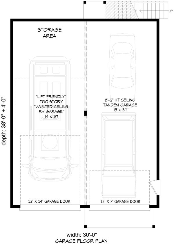 House Blueprint - Farmhouse Floor Plan - Main Floor Plan #932-1055