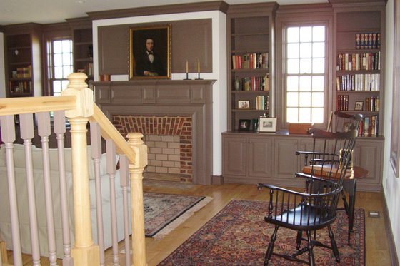Interior - Family Room 1 for Colonial House Plan #137-342 - 3 bed, 2.5 bath