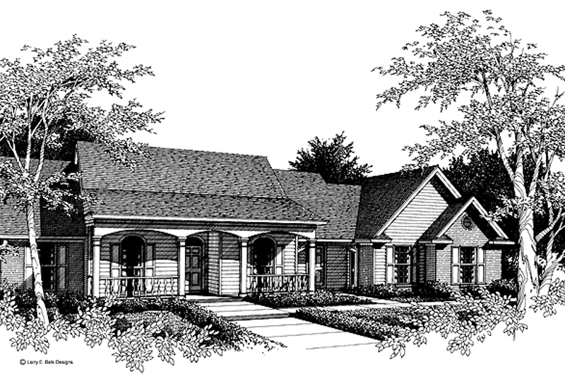 Home Plan - Country Exterior - Front Elevation Plan #952-169