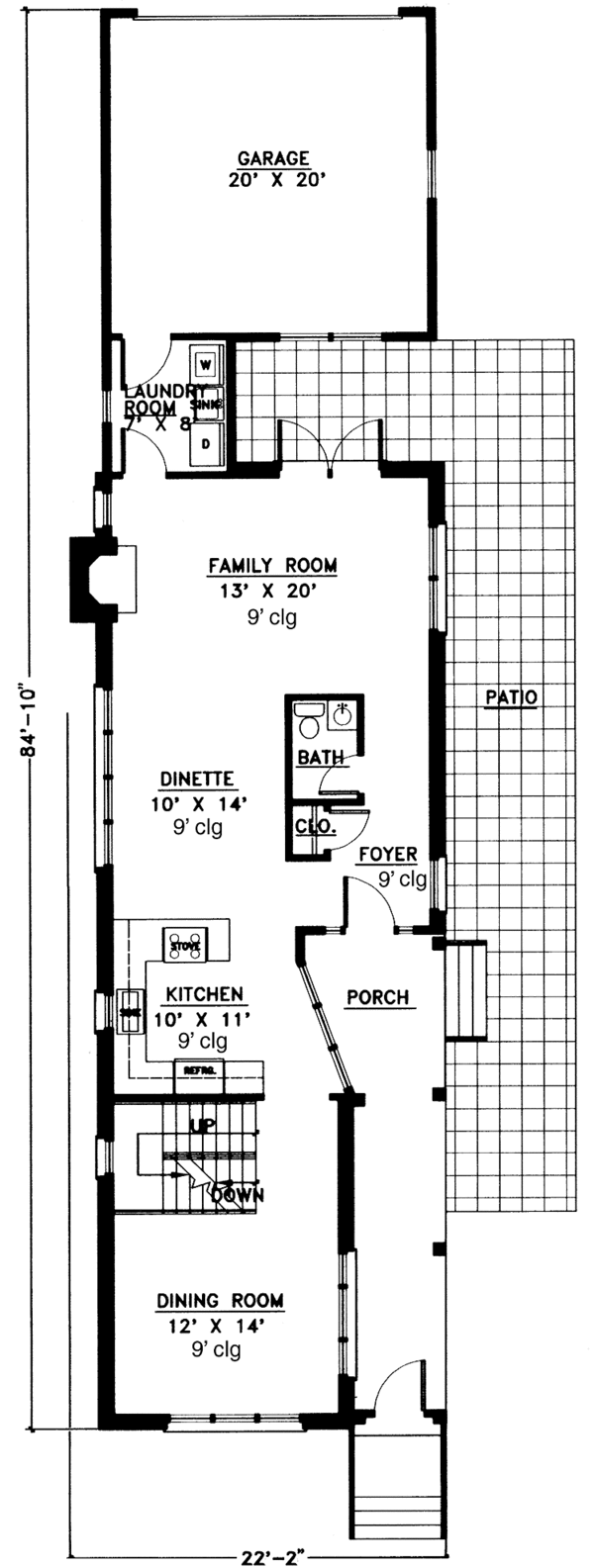 House Plan Design - Country Floor Plan - Main Floor Plan #978-5