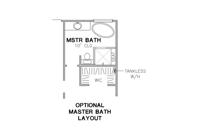 Architectural House Design - Floor Plan - Other Floor for Cabin House Plan #472-441 - 3 bed, 2 bath