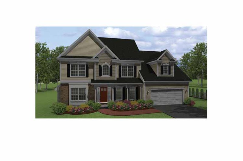 House Design - Colonial Exterior - Front Elevation Plan #1010-8