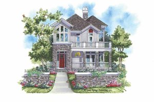 Country Exterior - Front Elevation Plan #930-141