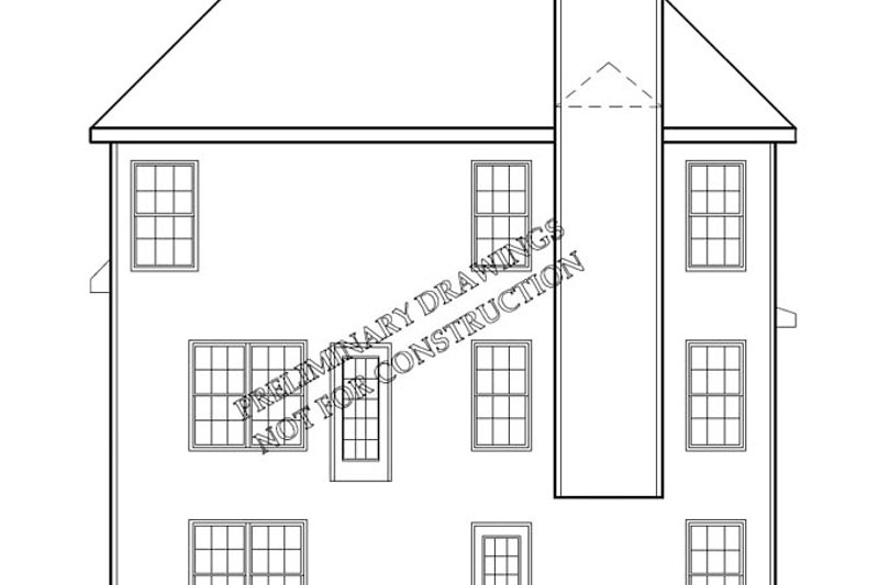 Home Plan - Exterior - Rear Elevation for Country House Plan #927-711 - 3 bed, 2.5 bath
