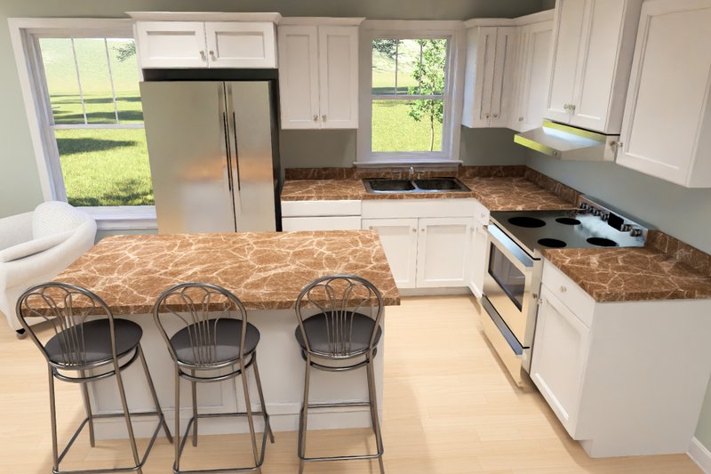 Home Plan - Interior - Kitchen 3 for Cottage House Plan #513-2474 - 3 bed, 2 bath